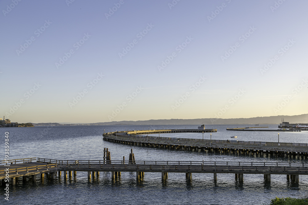 Curving Pier on Bay