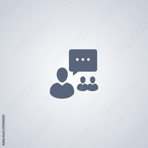 Consulting vector icon