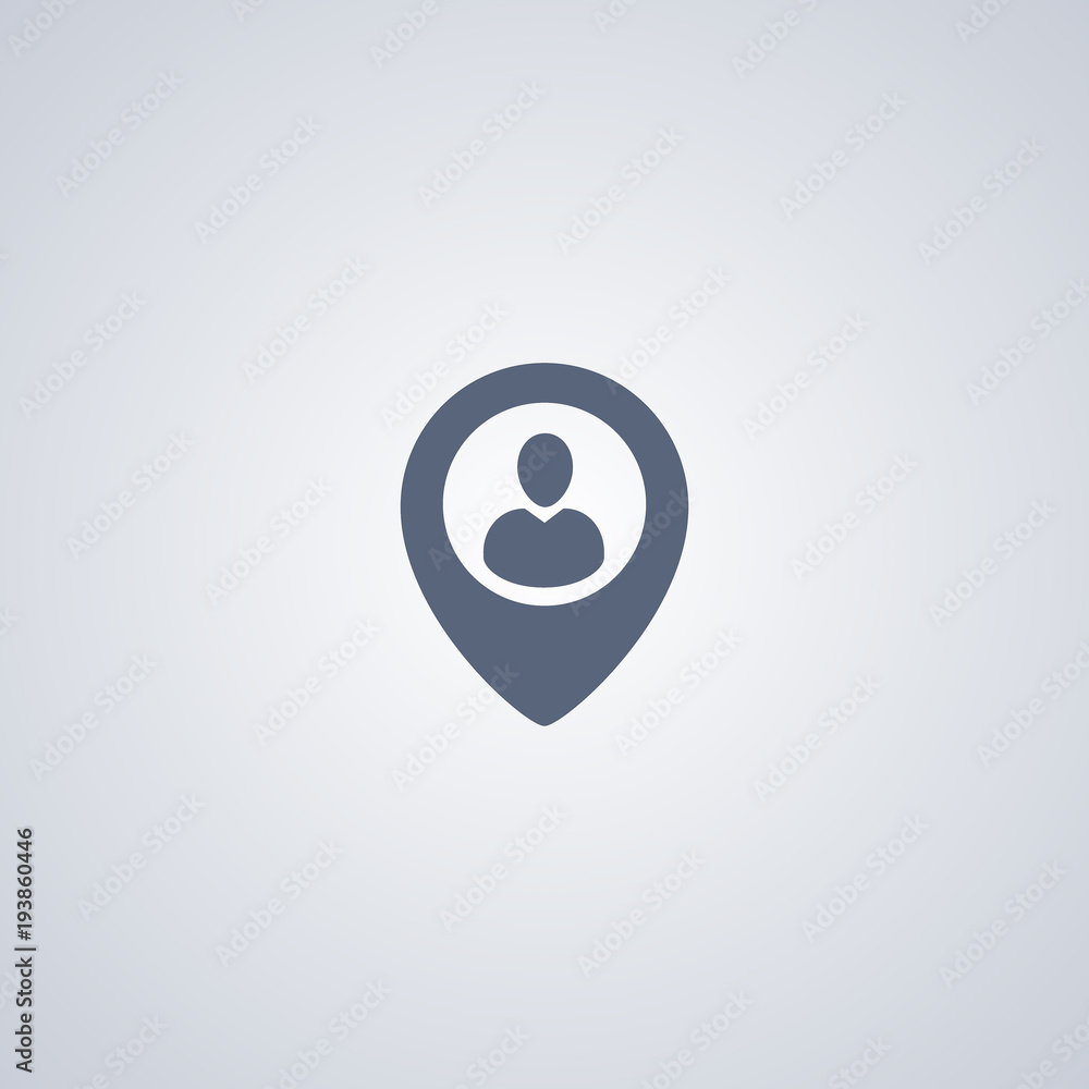 Location people vector icon Location people vector icon