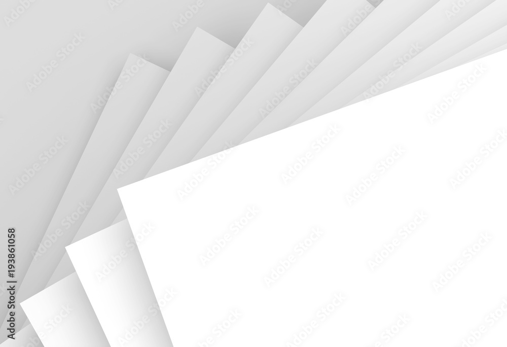 Abstract white interior background 3d Abstract white interior background 3d