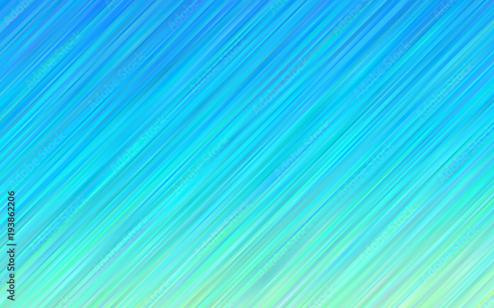 Aqua Blue Gradient Stripes Vector Background. Ocean Blue to Turquoise