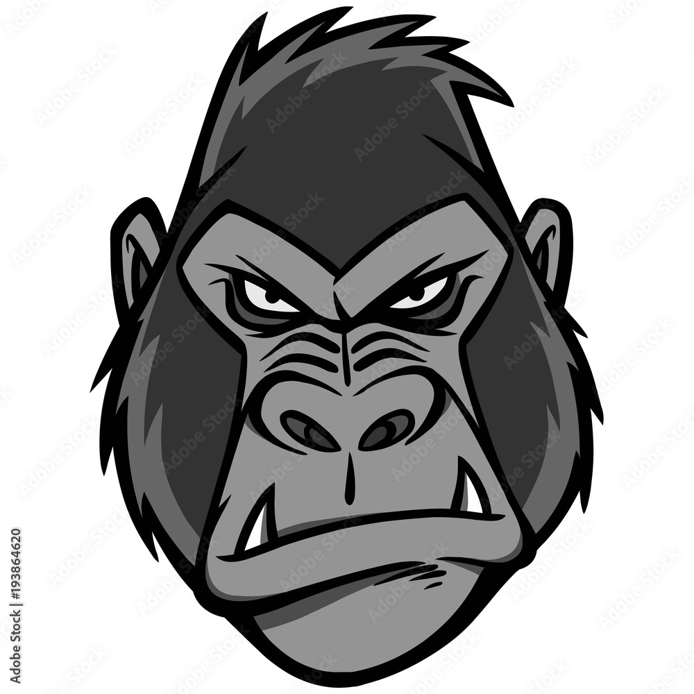 Gorilla Face Printable