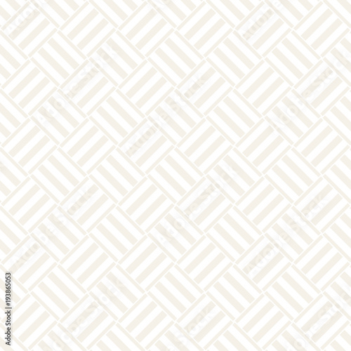 Trendy monochrome twill weave Lattice. Abstract Geometric Background Design. Vector Seamless Pattern.