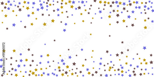 Abstract flying confetti star.
