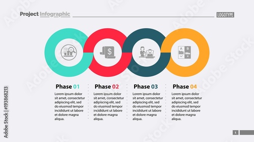 Four Phases Process Slide Template