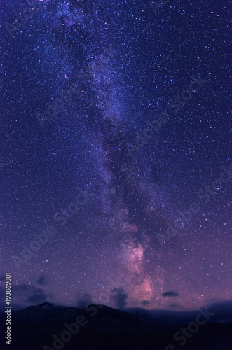 Milky way over Rondane national park in norway