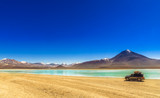 View on Lagoon Verde in the Altiplano of Bolivia