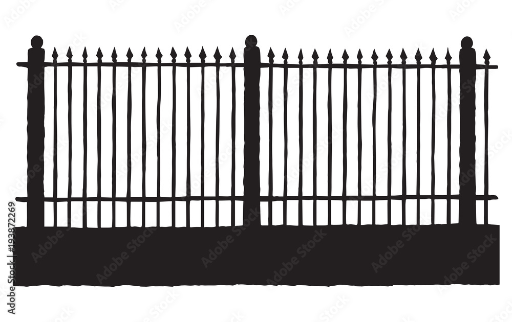 Fence. Vector drawing Fence. Vector drawing