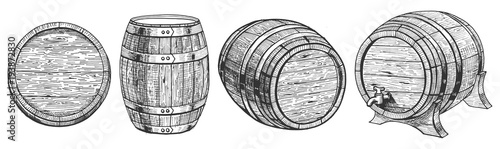 Obraz na płótnie barrel from a different angle