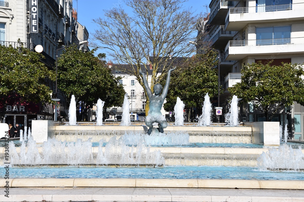 Fototapeta premium Place de la gare, angers
