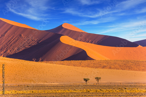 The Namib-Naukluft at sunset