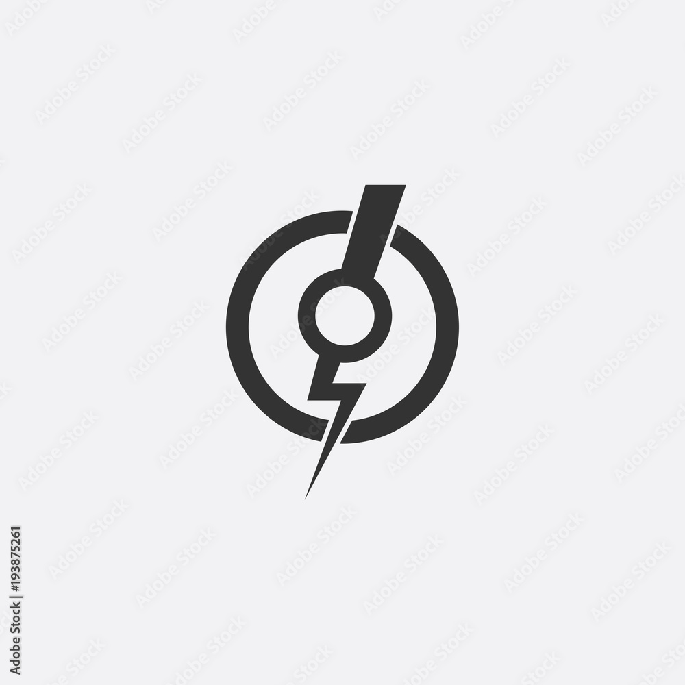 Lightning, electric power vector design element. Energy and thunder electricity symbol concept. Light bolt sign. Flash vector emblem template. Power fast speed logotype, logo Lightning, electric power vector design element. Energy and thunder electricity symbol concept. Light bolt sign. Flash vector emblem template. Power fast speed logotype, logo