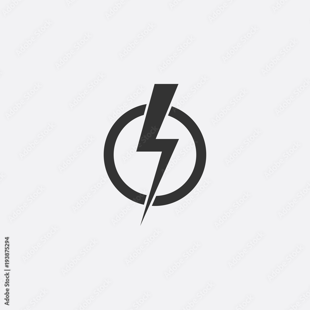 Lightning, electric power vector design element. Energy and thunder electricity symbol concept. Light bolt sign. Flash vector emblem template. Power fast speed logotype, logo Lightning, electric power vector design element. Energy and thunder electricity symbol concept. Light bolt sign. Flash vector emblem template. Power fast speed logotype, logo