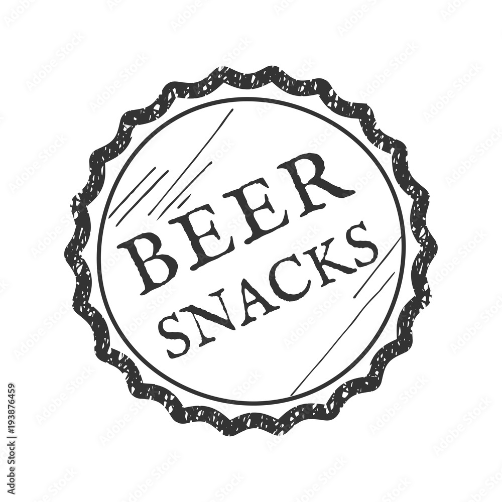 hand drawn beer emblem hand drawn beer emblem