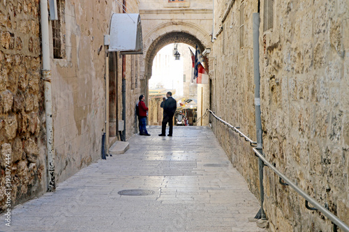 Jerusalem old city, old houses
