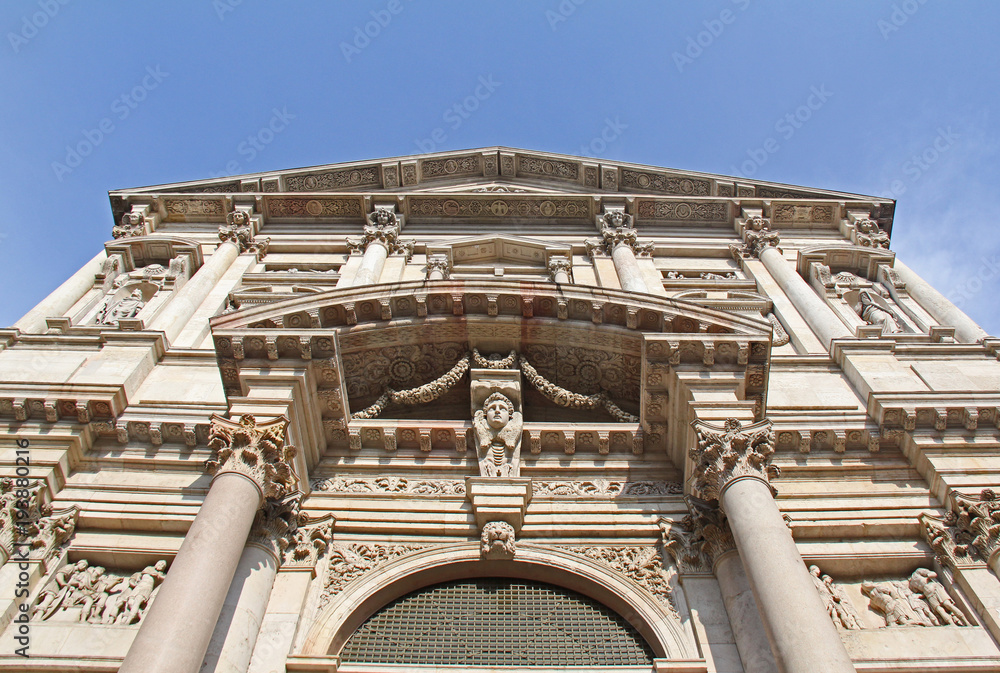 Fototapeta premium chiesa di San Fedele a Milano; la facciata