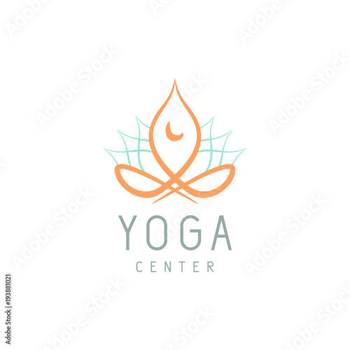 Beauty Yoga Logo. Harmony Yoga.