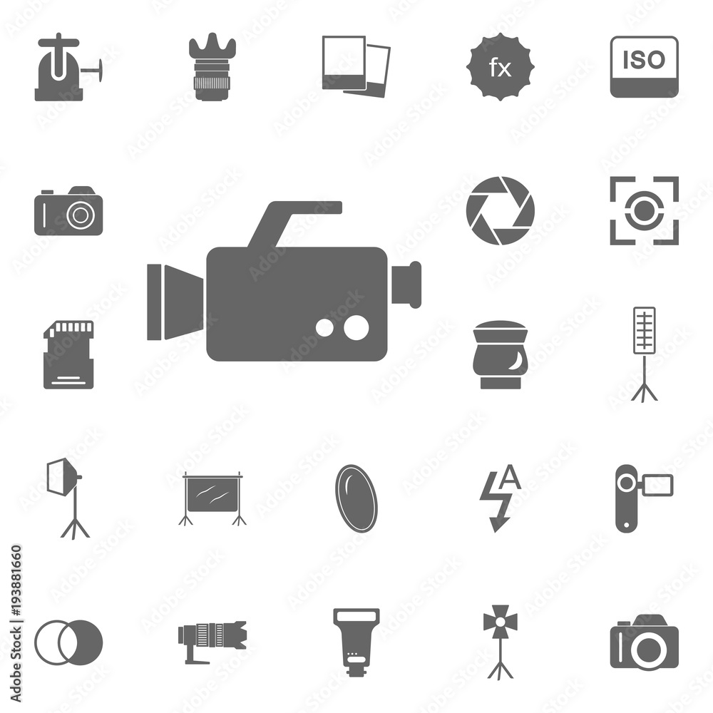 Video camera icon. Simple element illustration. Symbol design from Photo Camera collection. Can be used in web and mobile. Video camera icon. Simple element illustration. Symbol design from Photo Camera collection. Can be used in web and mobile.