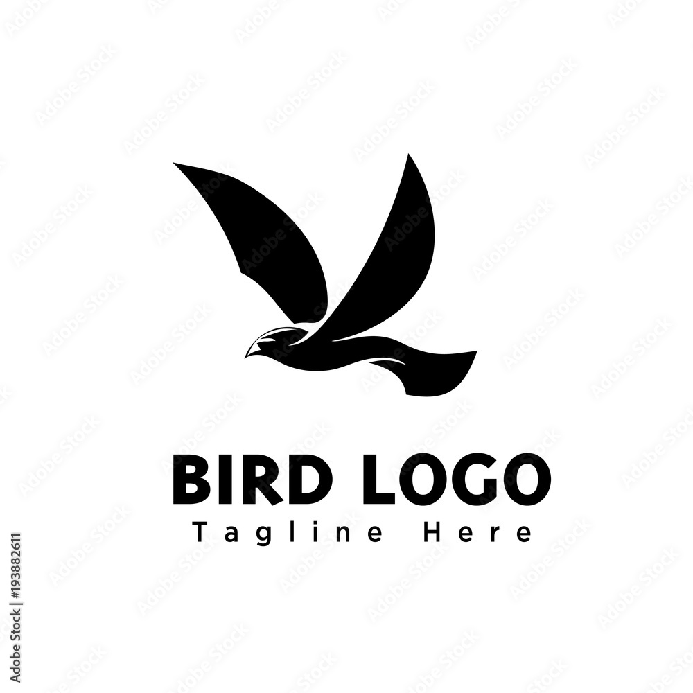 simple abstract eagle bird fly logo simple abstract eagle bird fly logo