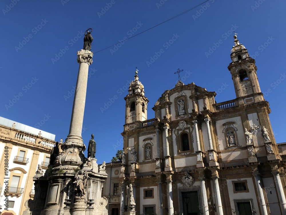 San Domenico al sole a Palermo, Sicilia