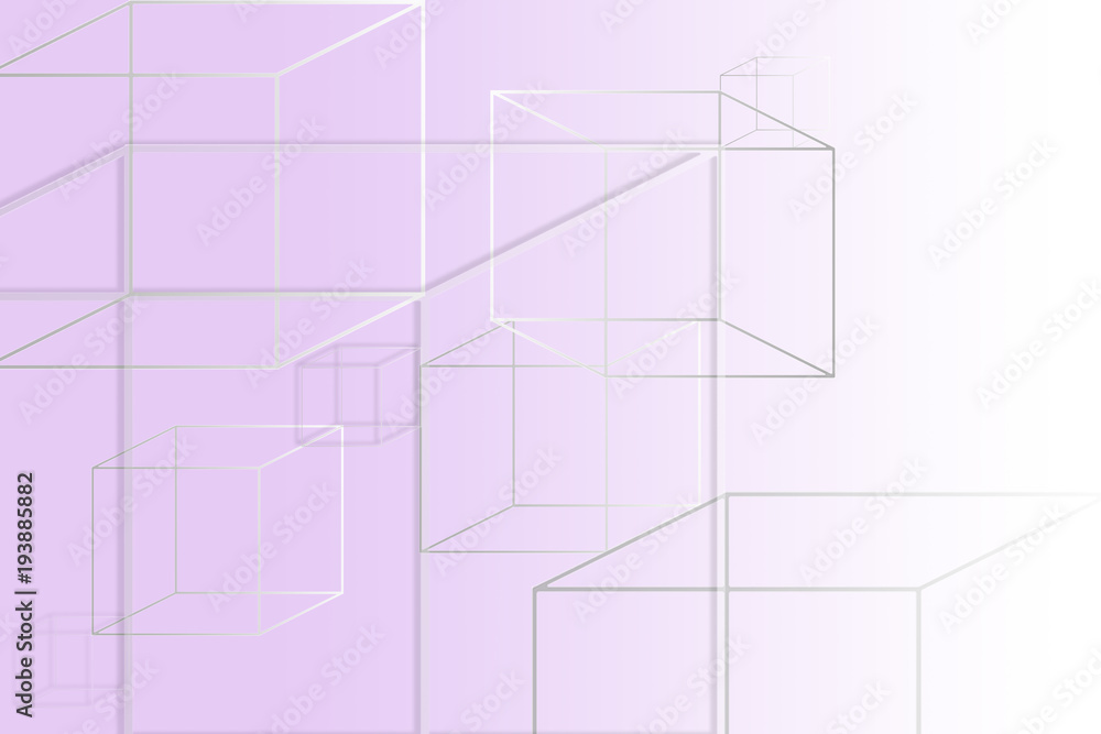 Multi-colored square figures on a purple background with a place under the text. Multi-colored square figures on a purple background with a place under the text.