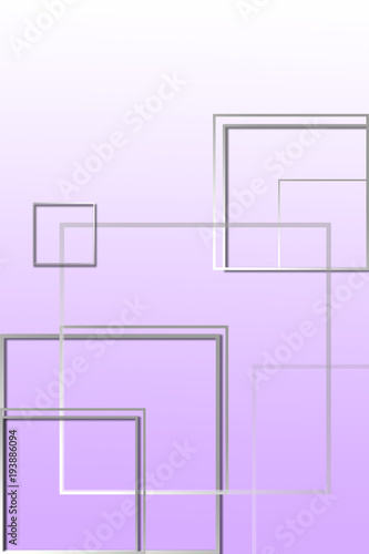 Multi-colored square figures on a purple background with a place under the text.
