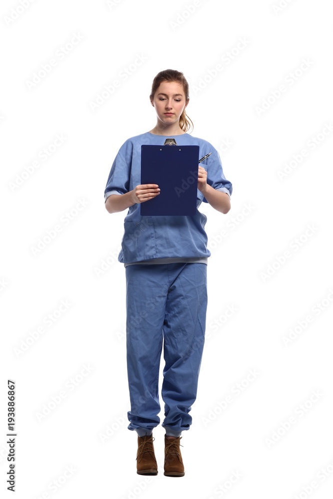 Full body healthcare woman Full body healthcare woman
