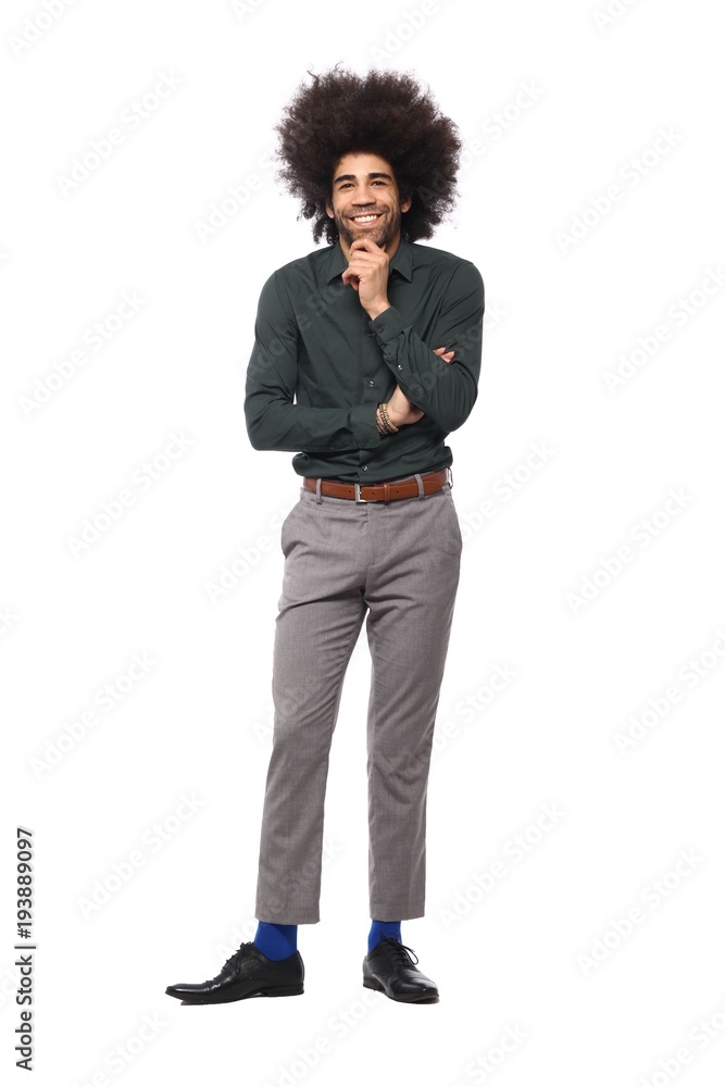 Full body afro man Full body afro man
