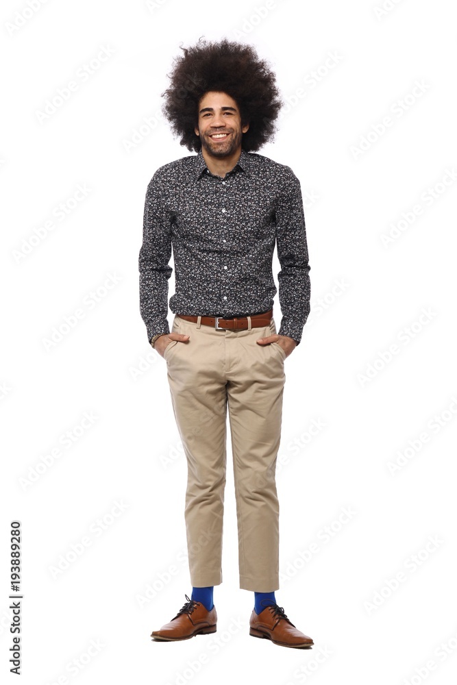 Full body afro man Full body afro man