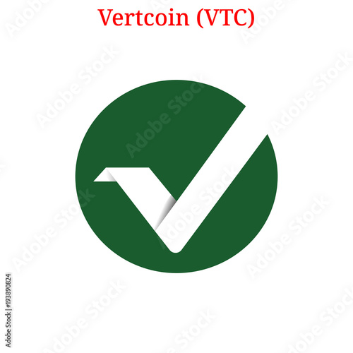 Vector Vertcoin (VTC) logo photo