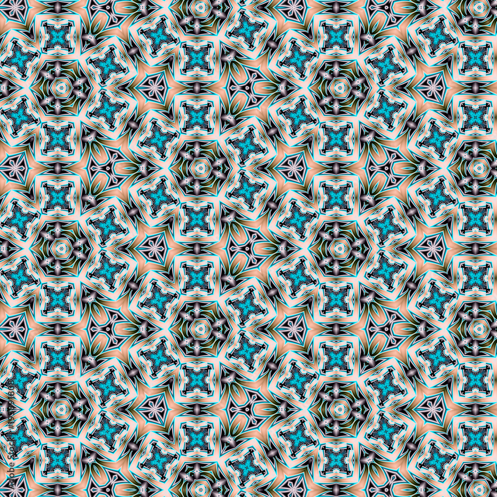 Abstract fractal geometric background computer-generated image Abstract fractal geometric background computer-generated image