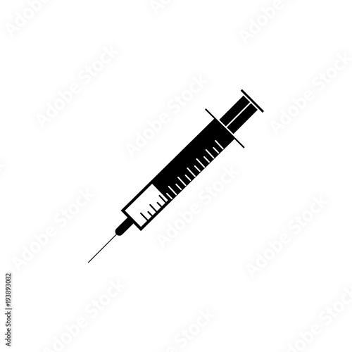 syringe with heroin icon. Bad habit Elements for mobile concept and web apps. İcon for website design and development, app development. Premium icon