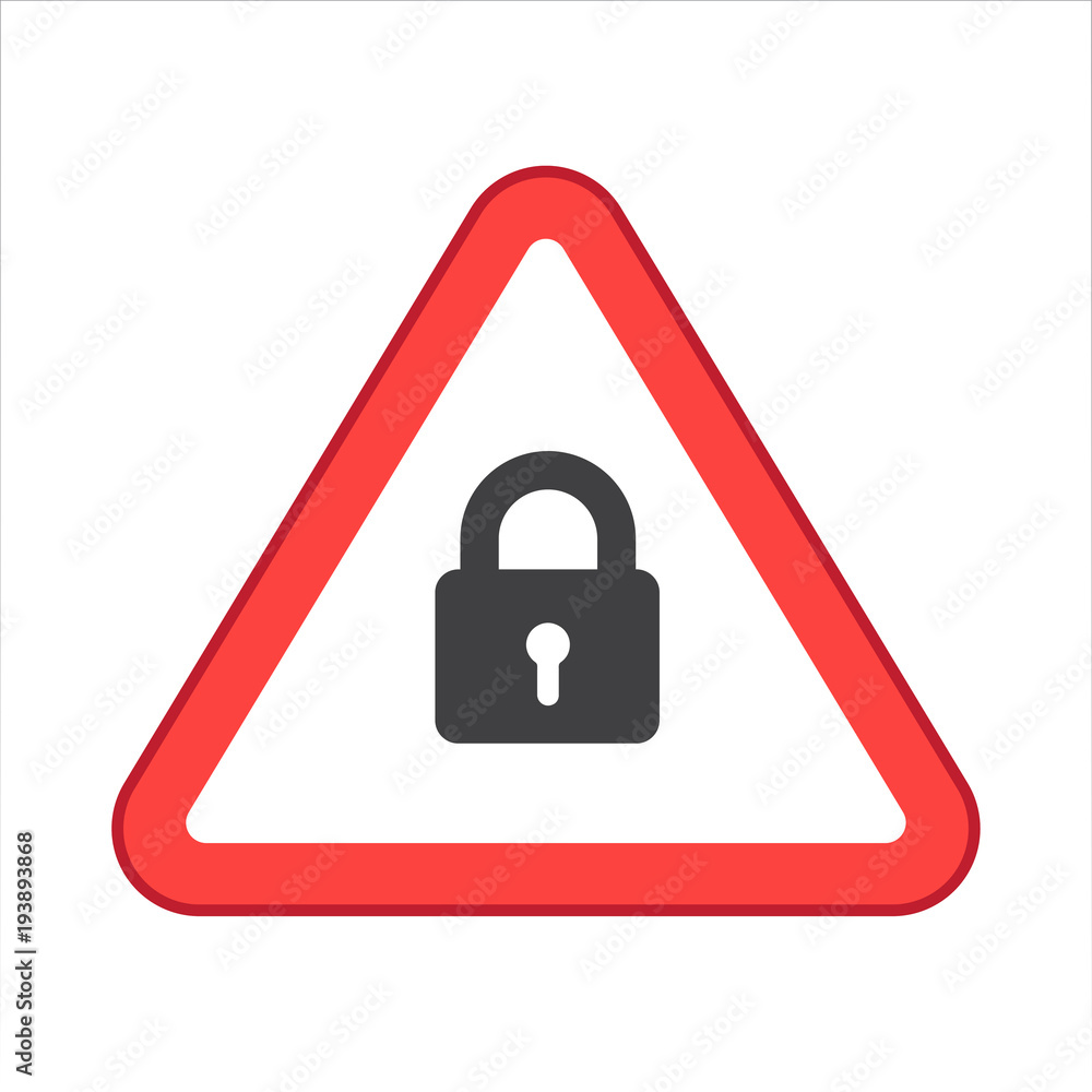 Warning/Street Sign - Lock Warning/Street Sign - Lock