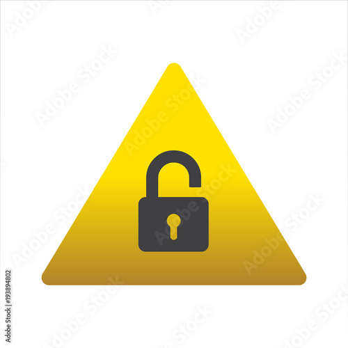 Warning/Street Sign - Lock