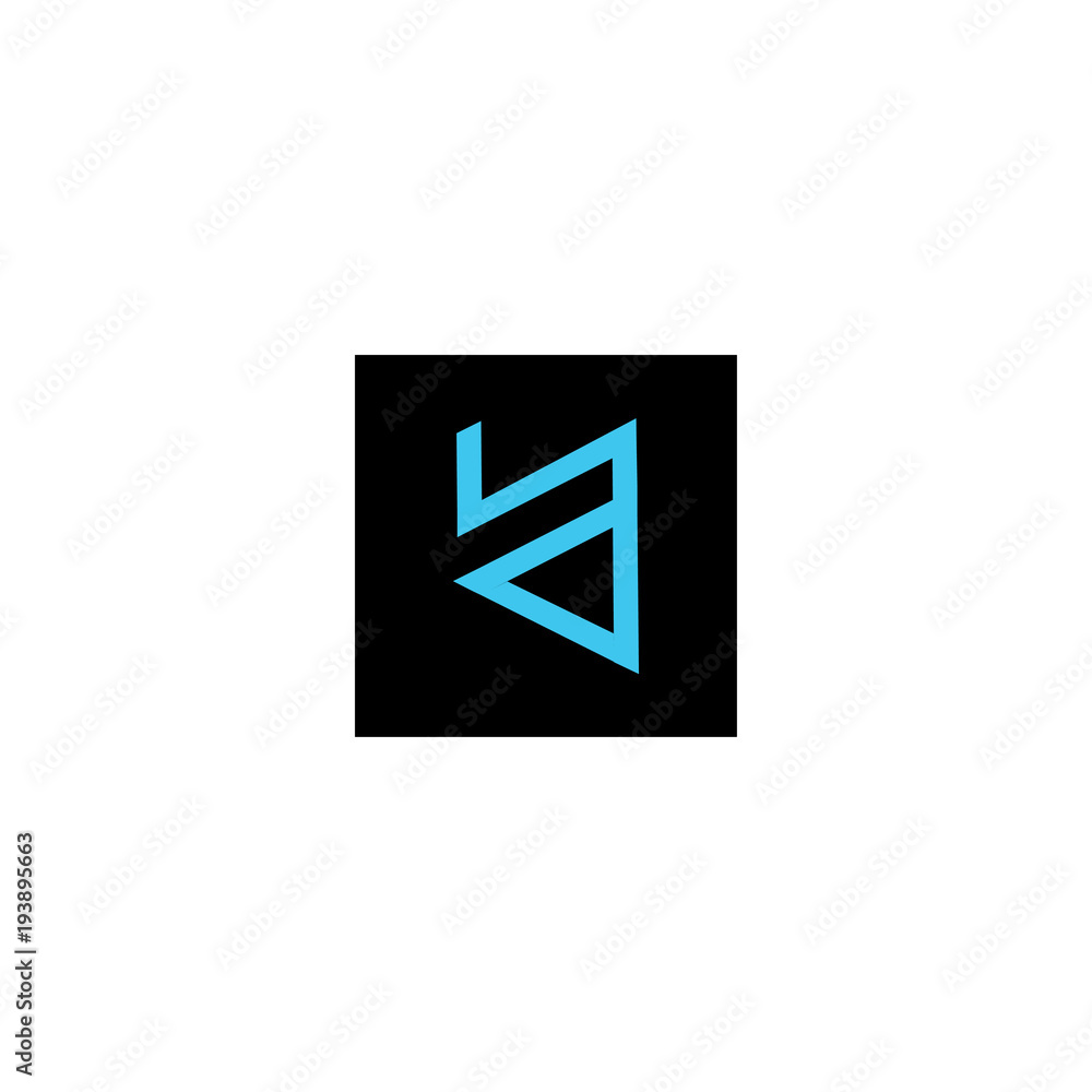 art of letter ld with black background logo vector art of letter ld with black background logo vector