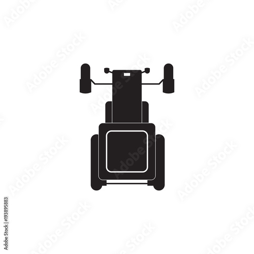 tractor icon. Element of transport view from above icon. One of the collections icon for website design and development, app development mobile concept. Premium icon