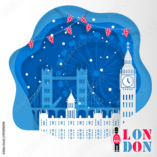 cartoon london city