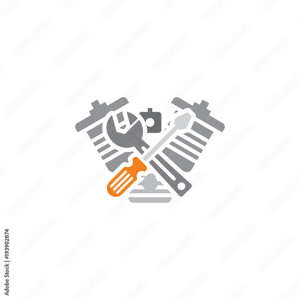 Repair Engine Logo Icon Design Repair Engine Logo Icon Design