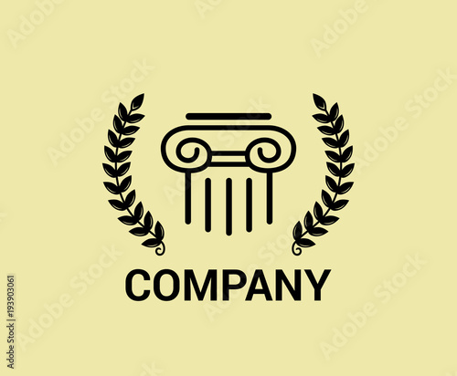 rome architecture logo design