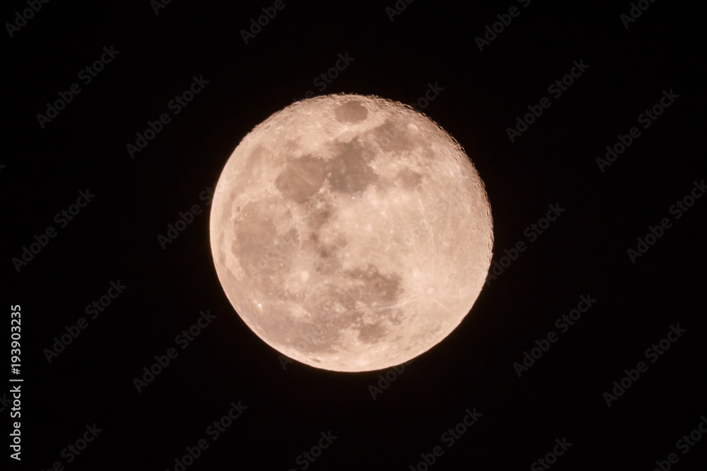 Full moon in a sky at night Full moon in a sky at night