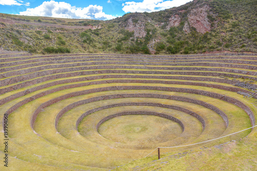 Moray Inca ancient ruins in Cusco, South America © JoseLuis