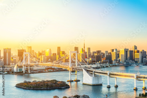 Canvas Print Asia Business concept for real estate and corporate construction - panoramic mod