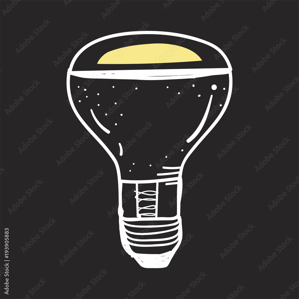 Illustration of a light bulb
