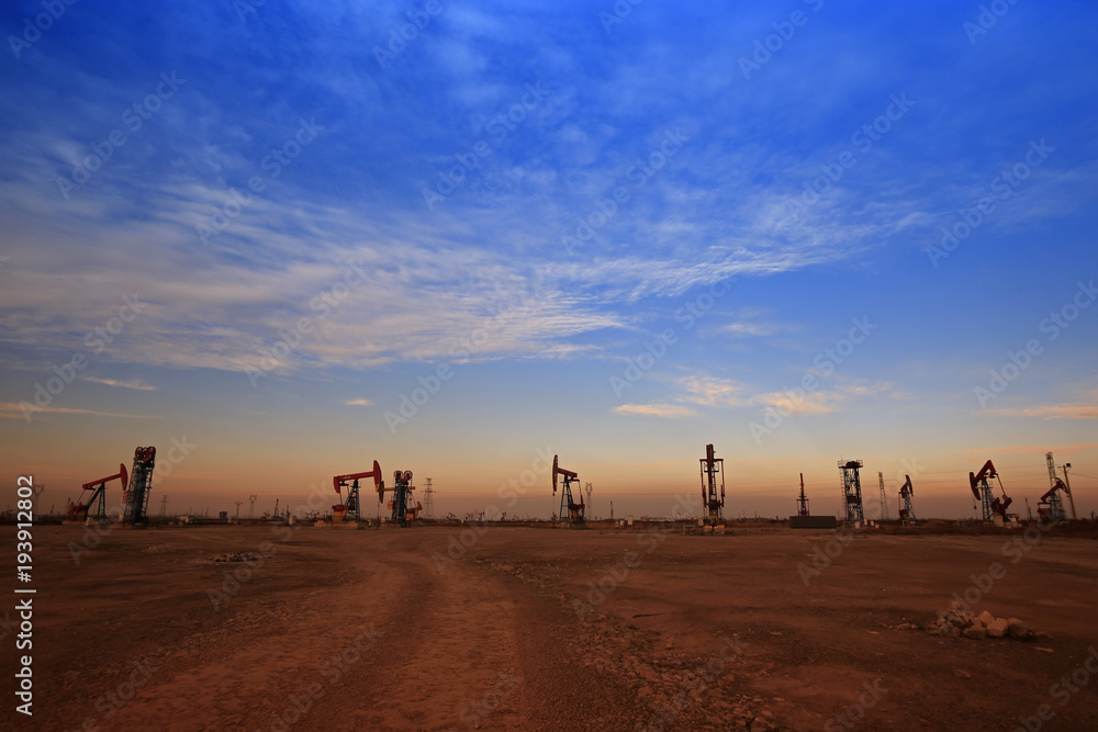 The oil pump, industrial equipment The oil pump, industrial equipment