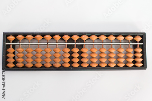 abacus for calculate money photo