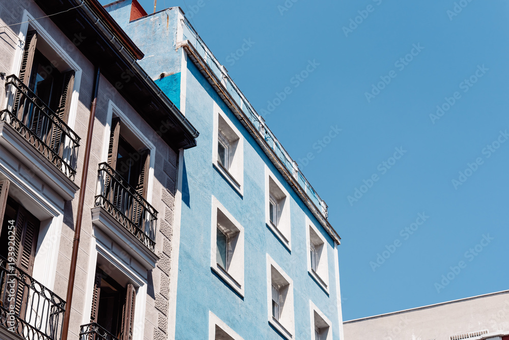 Street scene in Malasaña district in Madrid Street scene in Malasaña district in Madrid