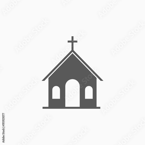 church icon, church vector