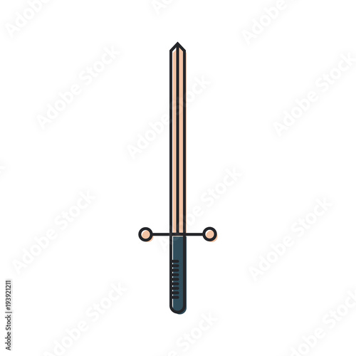 Sword outline icon