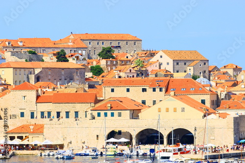 Dubrovnik old town, travel destination in Croatia
