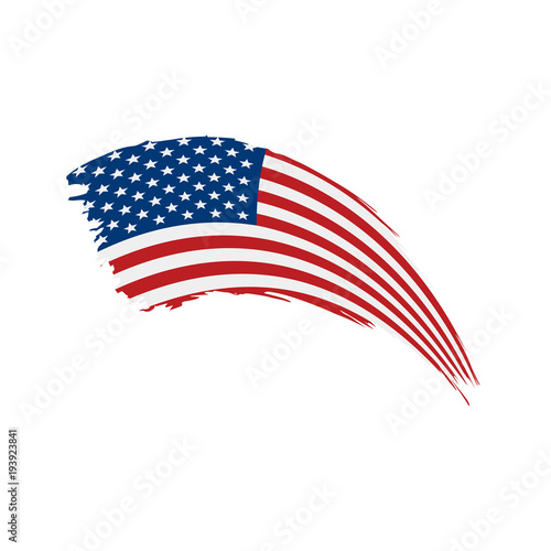 USA Flag isolated